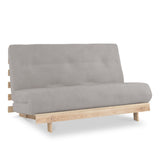 Maggie Silver Double Futon Sofa Bed from Roseland Furnituree