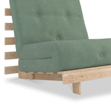 Maggie Harmony Green Single Futon Sofa Bed