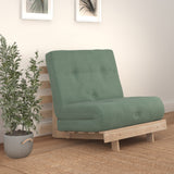 Maggie Harmony Green Single Futon Sofa Bed for living room