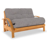 Ruben Light Grey Small Double Futon from Roseland