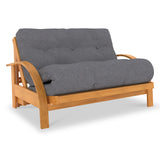 Ruben Dark Grey Small Double Futon from Roseland