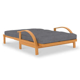 Ruben Dark Grey Small Double Futon from Roseland