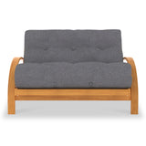 Ruben Dark Grey Small Double Futon from Roseland