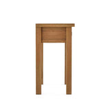 Zelah Oak Dressing Table - Side on view