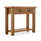 Zelah Oak Console Table by Roseland Furniture