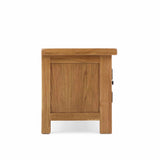 Zelah Oak 90cm TV Stand - Side on view