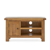 Zelah Oak 90cm TV Stand - Front view