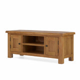 Zelah Oak 120cm TV Stand - Side view