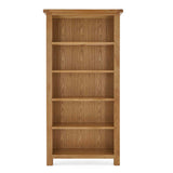 Zelah Oak Large Bookcase - Front view