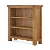 Zelah Oak Small Bookcase - Side view