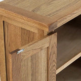 Zelah Oak Mini Cupboard from Roseland Furniture