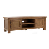 Zelah Oak 180cm TV Stand by Roseland Furniture