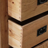 Zelah Oak 2 Over 4 Drawer Chest