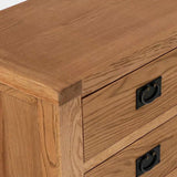 Zelah Oak 3+3 Drawer Chest