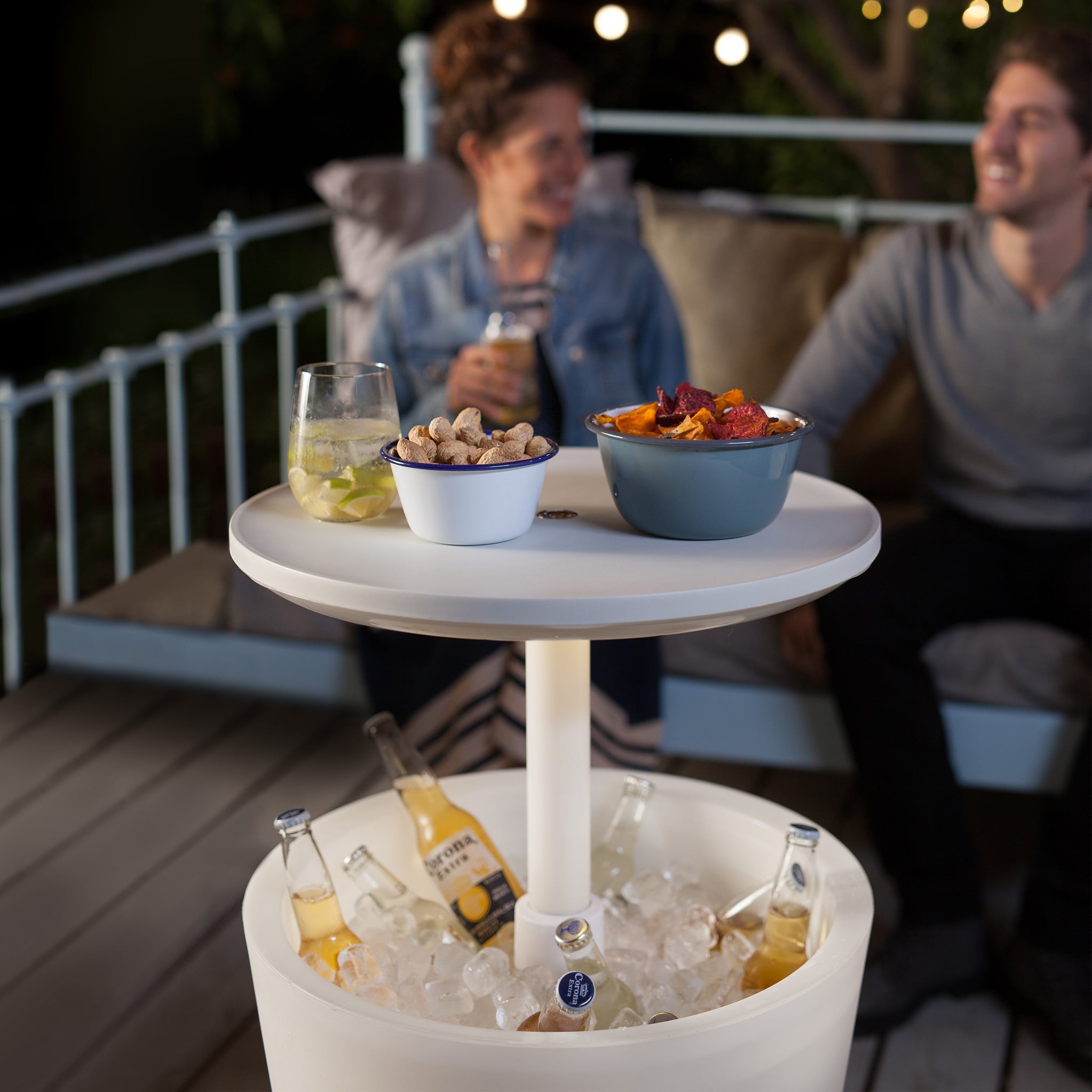 Keter cool bar plastic outdoor ice store cooler table