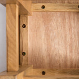 Surrey Oak Nest of Tables - Underside of table