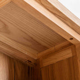 view of underside of top on the Surrey Oak Slim Bookcase