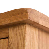 Surrey Oak Small Cupboard - Corner of top of cupboard