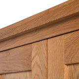 Surrey Oak Small Cupboard - Top of cupboard doors