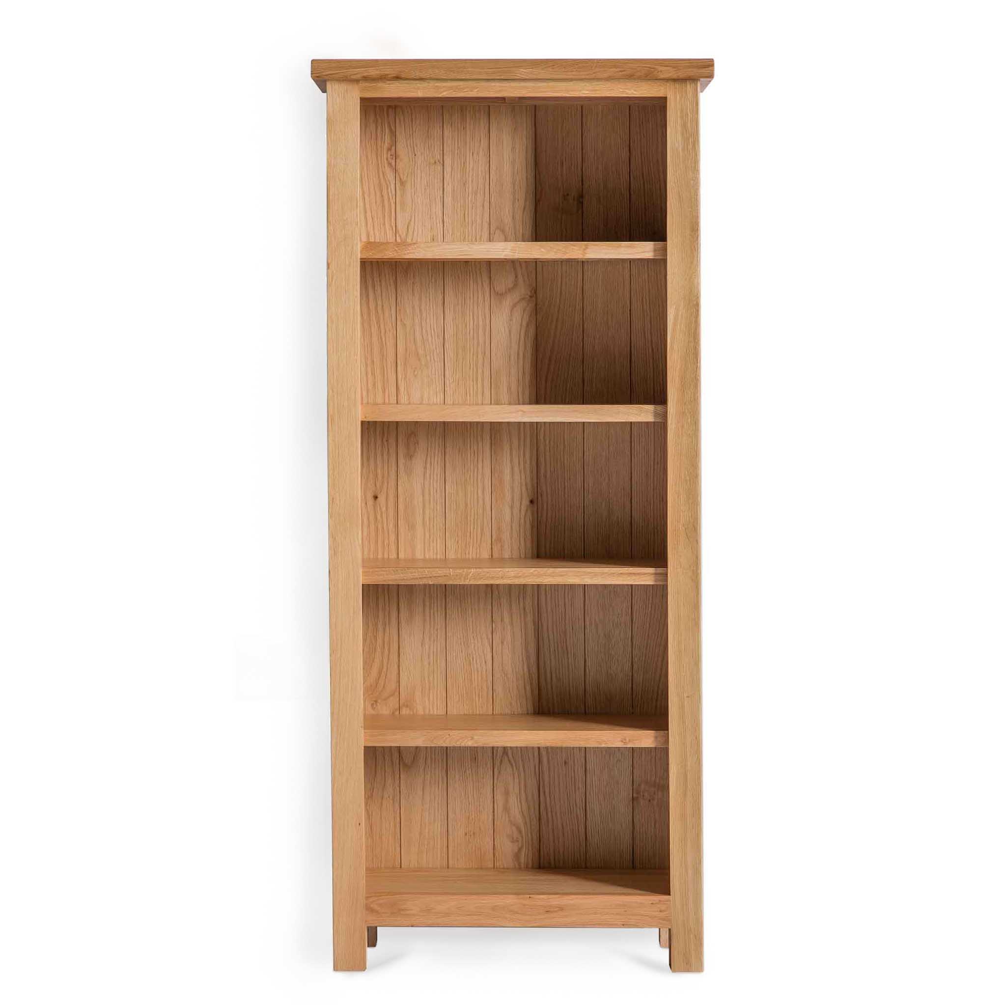 Tall slim oak deals bookcase