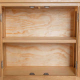 internal view of the The London Oak Storage Cupboard