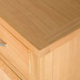 close up of oak top