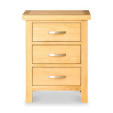 London Oak Bedside Chest by Roseland Furniture