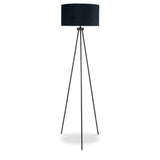 Houston Matt Black Tripod Floor Lamp from Roseland