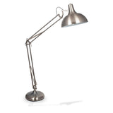 Alonzo Brushed Chrome Adjustable Task Floor Lamp