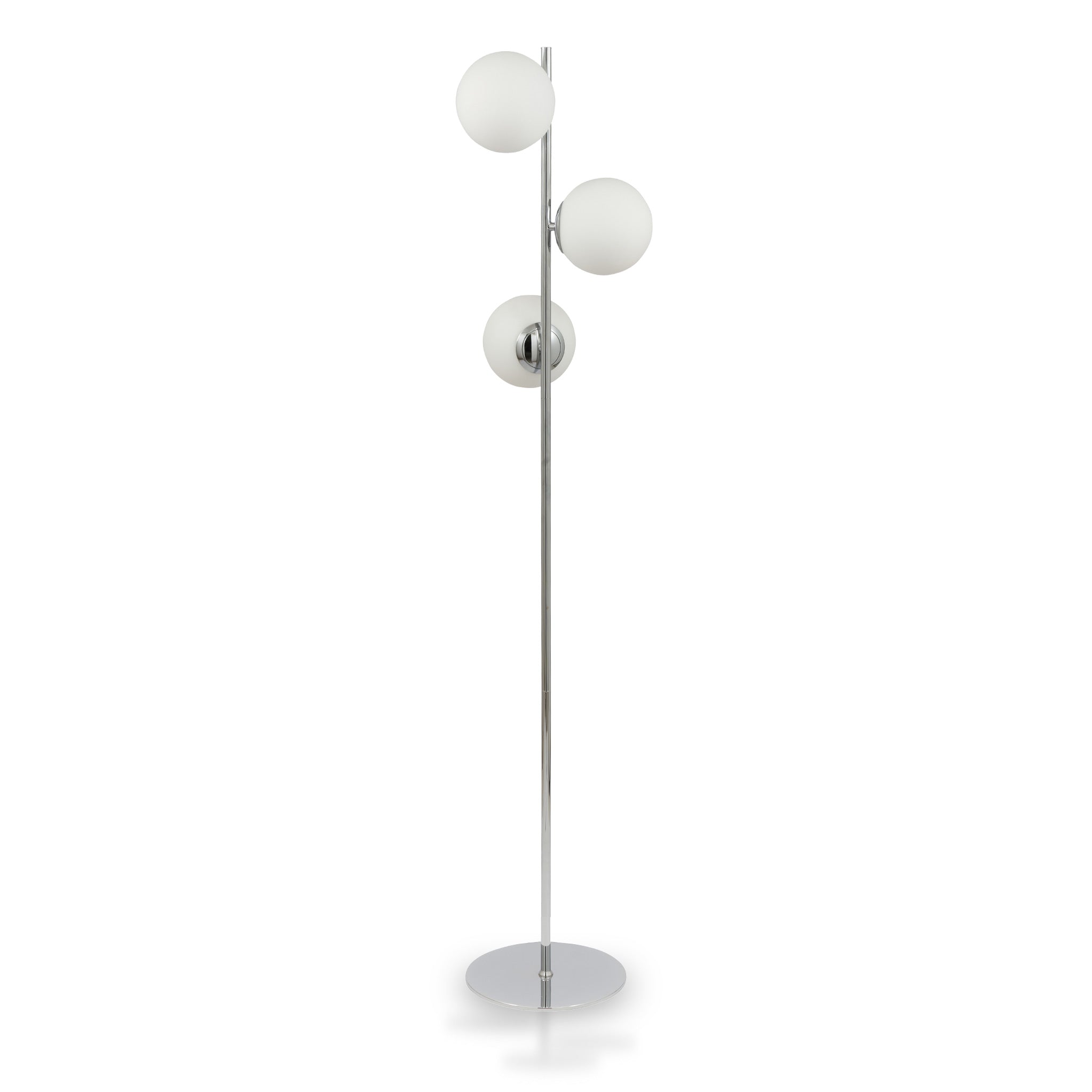 Round bulb shop floor lamp