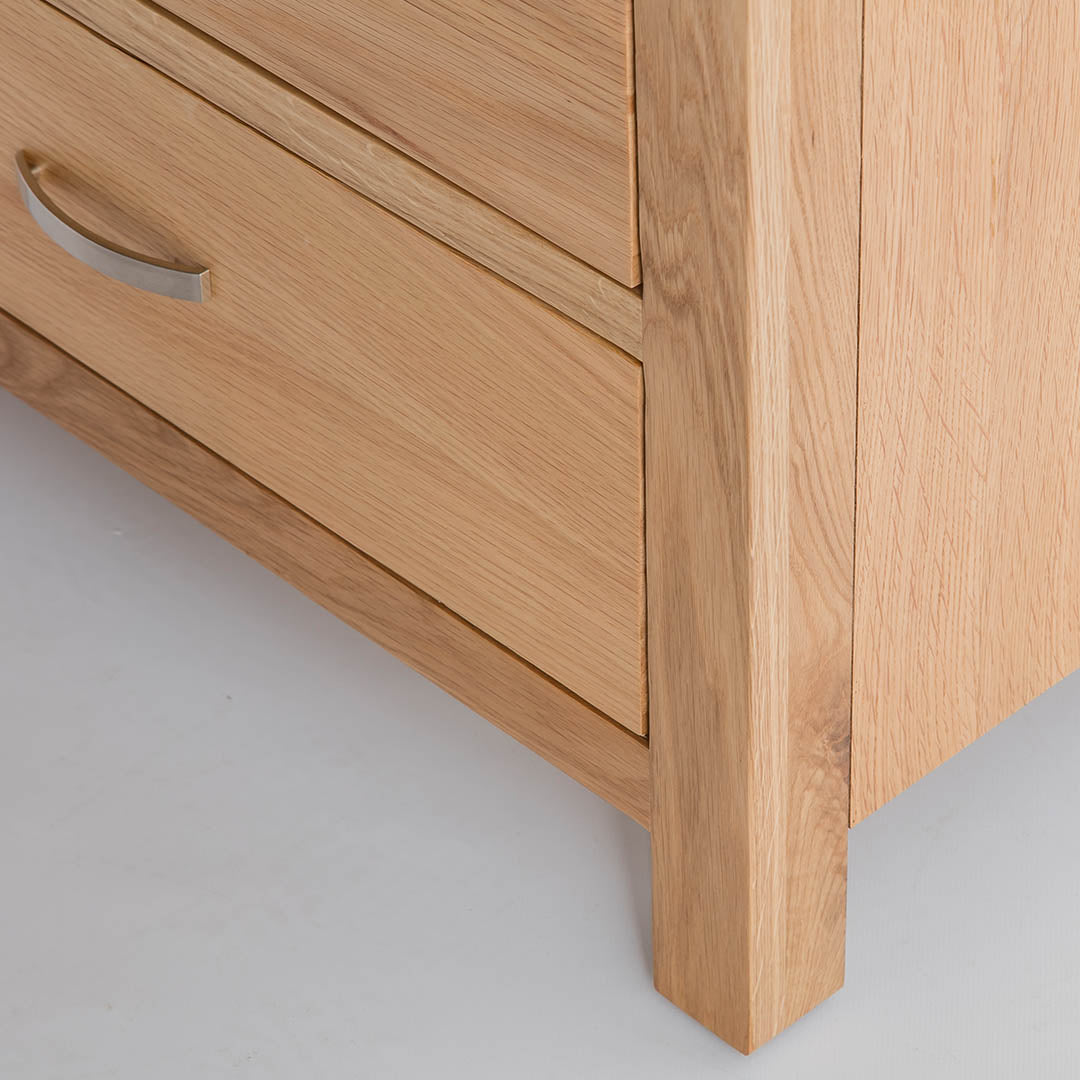 London oak chest on sale of drawers