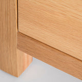 London Oak 5 Drawer Chest