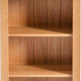 Surrey Oak Mini Bookcase - Close up of shelves