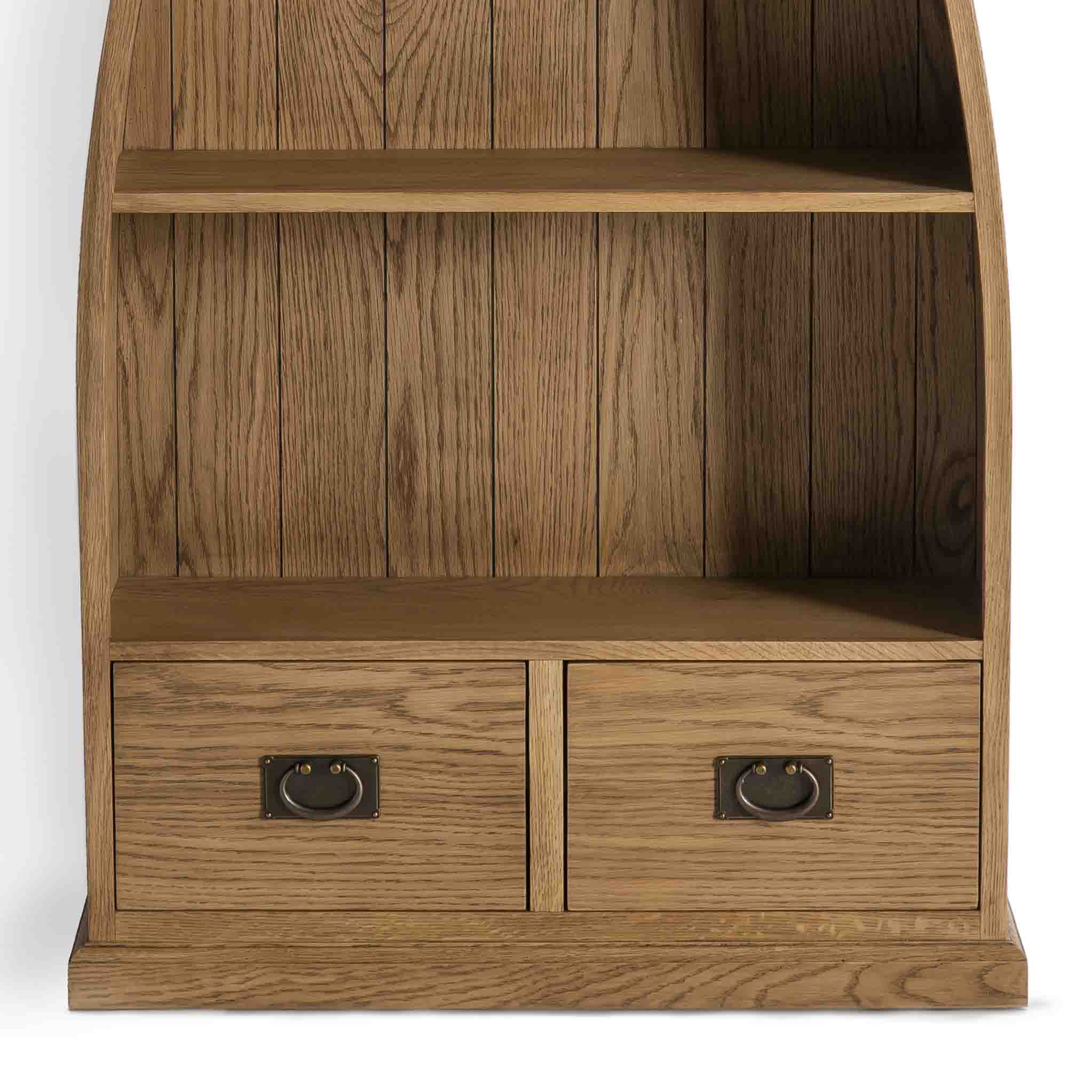 Oak on sale boat bookcase