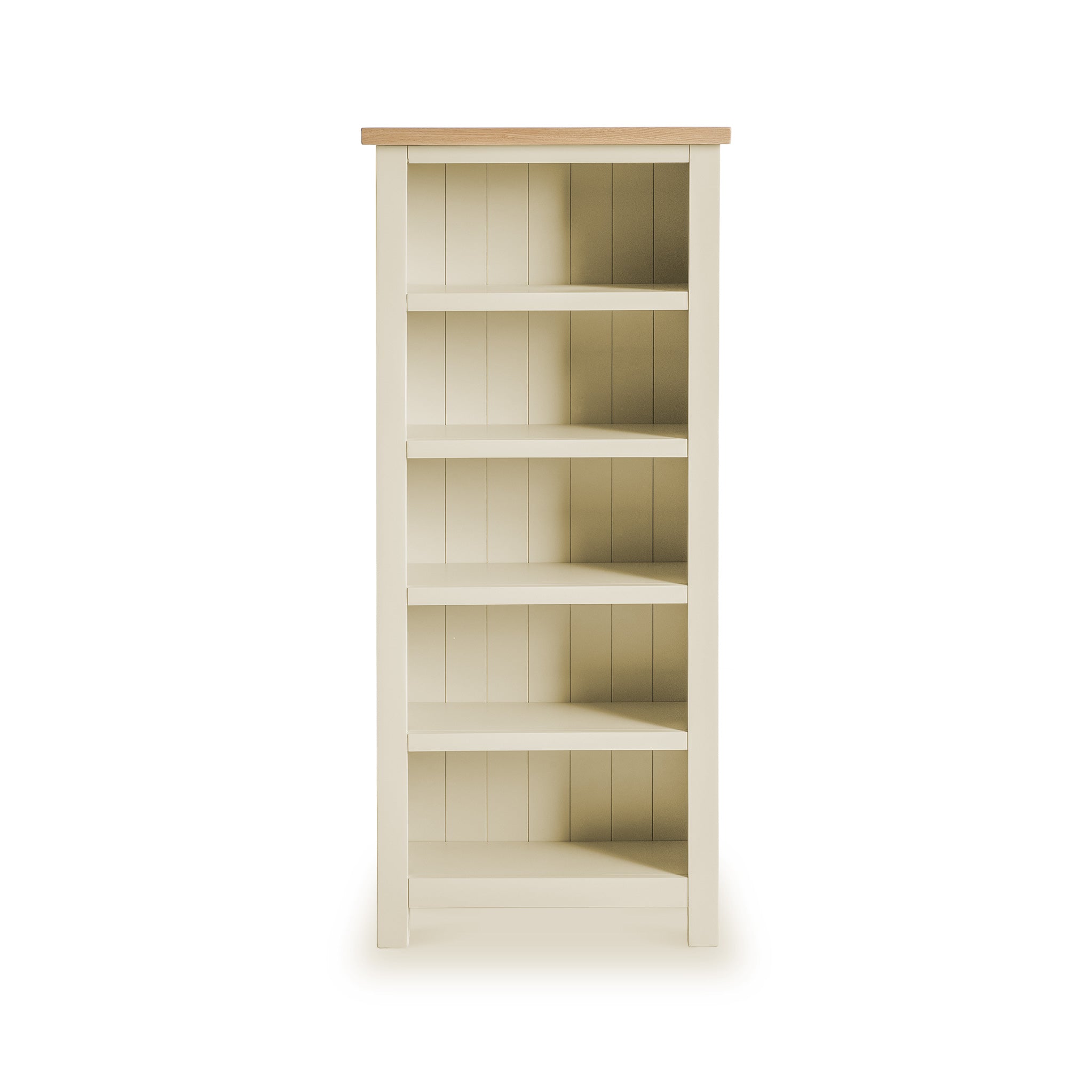 Cream corner online bookcase