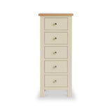 Farrow Cream 5 Drawer Tallboy Chest