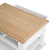 Farrow White Coffee Table from Roseland Furniture