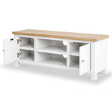 Farrow White Large 120cm TV Unit with storage