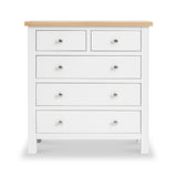 Farrow White 2 Over 3 Chest Of Drawers