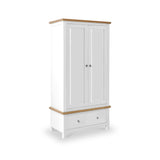 Farrow White Double Wardrobe from Roseland