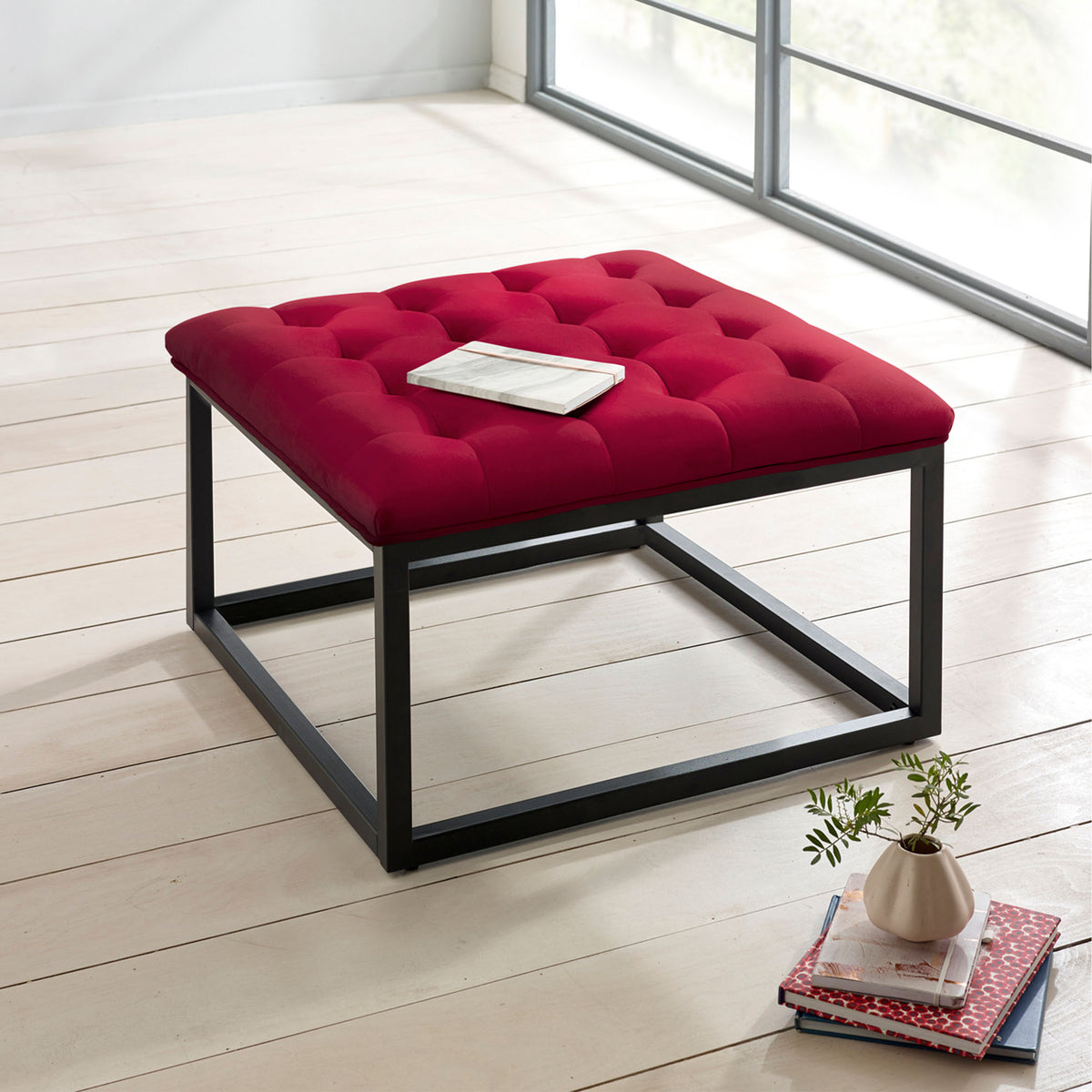 https://www.roselandfurniture.com/cdn/shop/products/RF518220-07-01-adison-red-velvet-buttoned-footstool-roseland-furniture-2.jpg?v=1649079730&width=1200