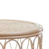 Azaki Loop Natural Round Rattan Coffee Table