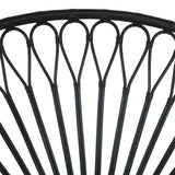 Larissa Black Double Rattan Headboard 