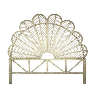 Josie Rattan Petal Headboard