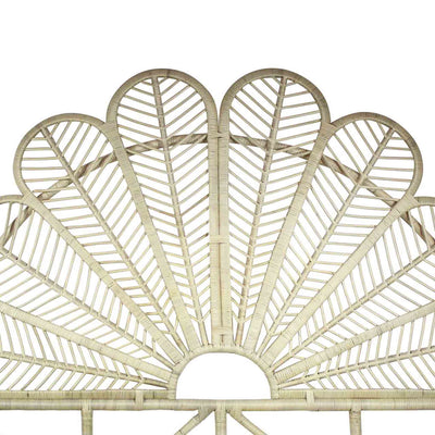 Josie Rattan Petal Headboard