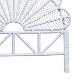 Josie White Double Rattan Headboard