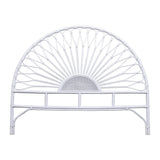 Larissa White Double Rattan Headboard from Roseland Furniture