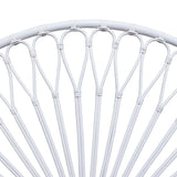 Larissa White Double Rattan Headboard 