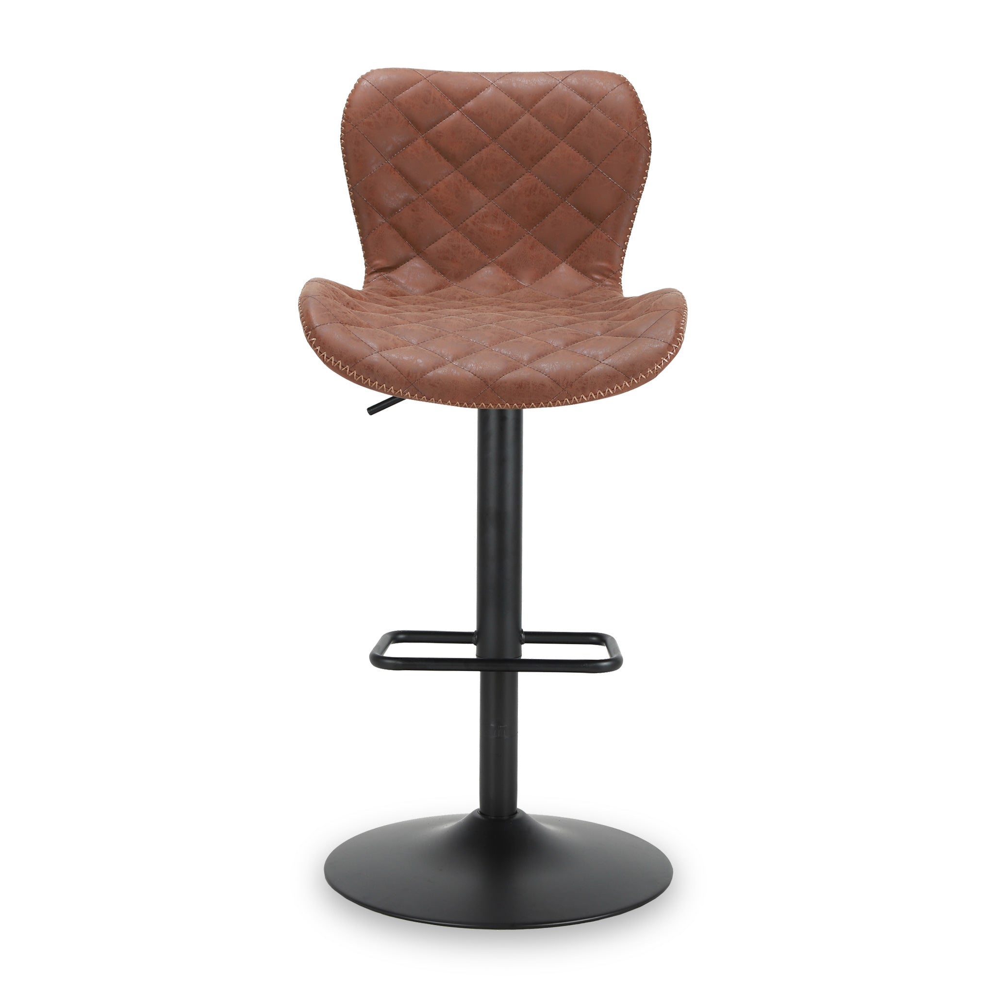 Faux leather bar stools deals with arms