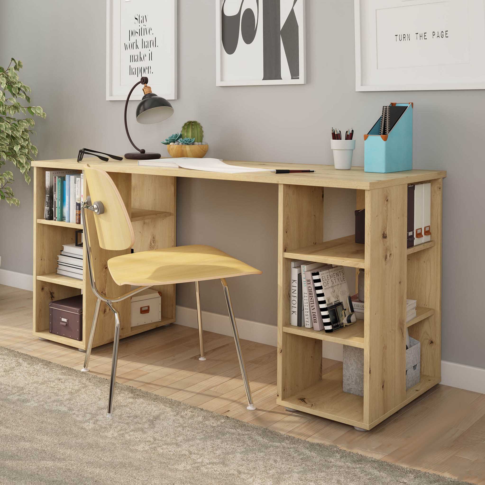 Oak office store storage